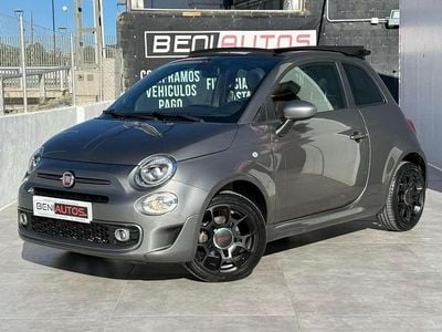 Usado Fiat 500C Lounge 69 CV (50 kW) 2018 Gris Descapotable