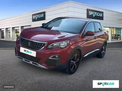 Usado Peugeot 3008 Allure 130 CV (95 kW) 2018 Granate SUV