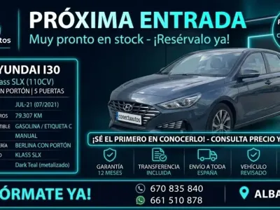 Usado Hyundai i30 110 CV (80 kW) 2021 Gris Utilitario