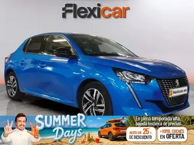Usado Peugeot 208 Allure 100 CV (73 kW) 2023 Azul Utilitario