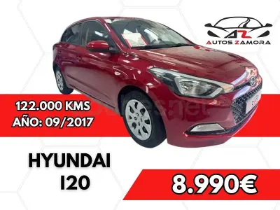 Usado Hyundai i20 84 CV (61 kW) 2017 Granate Berlina