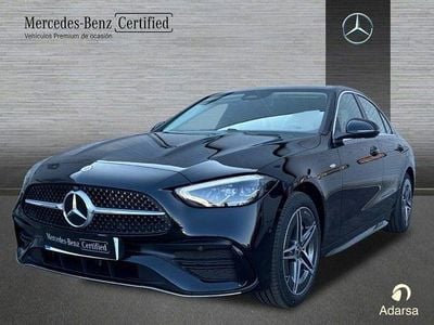 Usado Mercedes C300e AMG line 313 CV (230 kW) 2025 Negro Berlina