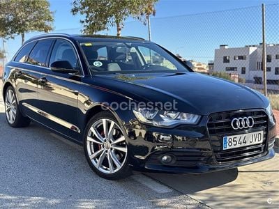 Usado Audi A6 177 CV (130 kW) 2013 Negro Familiar