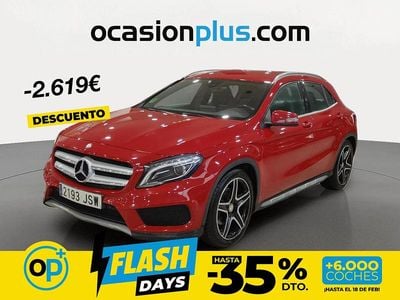 Rojo Usado 2016 Mercedes GLA220 AMG line SUV | 15.371 € (Buen precio)