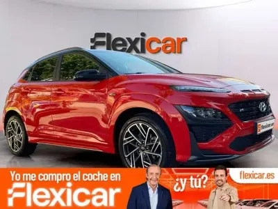 Usado Hyundai Kona N Line 120 CV (88 kW) 2022 Rojo SUV