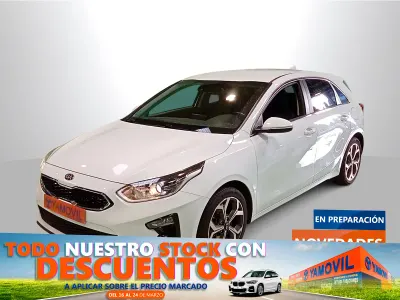 Usado Kia Ceed 140 CV (102 kW) 2019 Blanco Utilitario