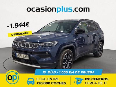 Usado Jeep Compass Limited 130 CV (95 kW) 2022 Azul SUV