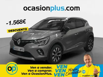 Usado Renault Captur Techno 90 CV (66 kW) 2024 Gris SUV