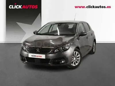 Usado Peugeot 308 Allure 130 HP (95 kW) 2021 Cinzento Sedan