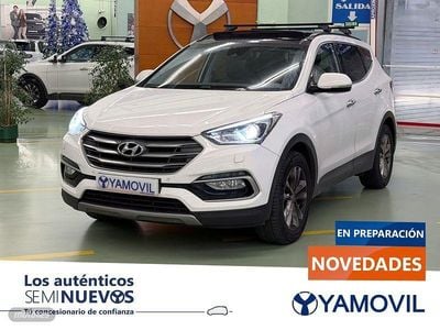 Blanco Usado 2017 Hyundai Santa Fe SUV | 19.450 € (Precio justo)