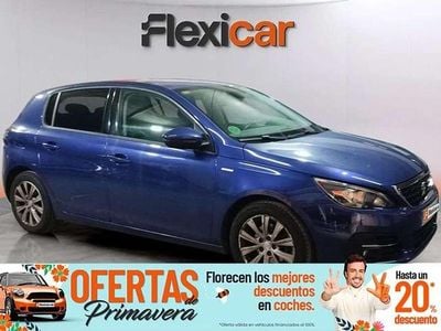 Usado Peugeot 308 Style 131 CV (96 kW) 2020 Azul Utilitario