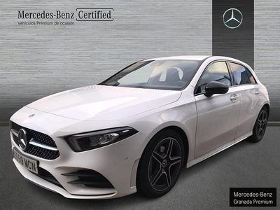 Blanco polar Usado 2022 Mercedes A200 AMG line Berlina | 33.900 € (Caro)