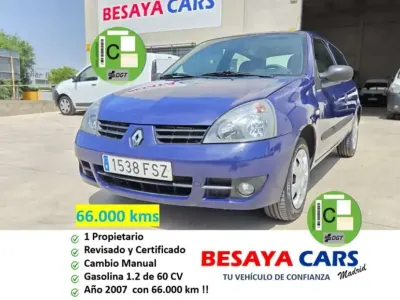 Usado Renault Clio Authentique 75 CV (55 kW) 2007 Azul Utilitario