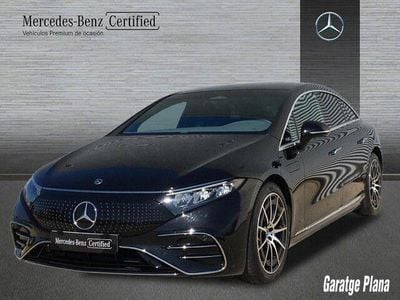 Usado Mercedes EQS450+ Edition 264 kW (360 CV) 2024 Negro obsidiana Berlina