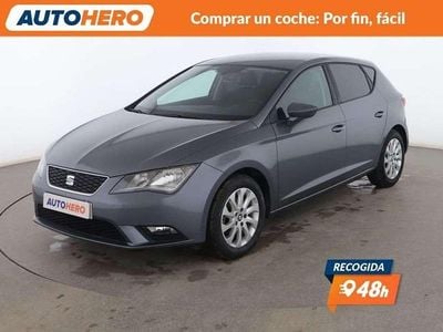 Usado Seat Leon Style 110 CV (80 kW) 2016 Gris Berlina