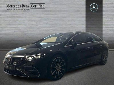 Gris grafito Usado 2022 Mercedes EQS580 AMG line Berlina | 99.100 €