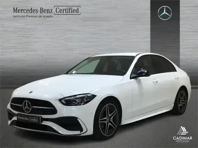 Brugt Mercedes C200 AMG line 163 HK (119 kW) 2023 Hvid Sedan