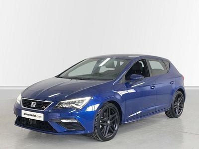 Usado Seat Leon Black Edition 150 CV (110 kW) 2020 Azul Berlina
