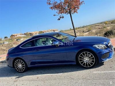 Usado Mercedes 200 AMG line 184 CV (135 kW) 2016 Azul Coupe