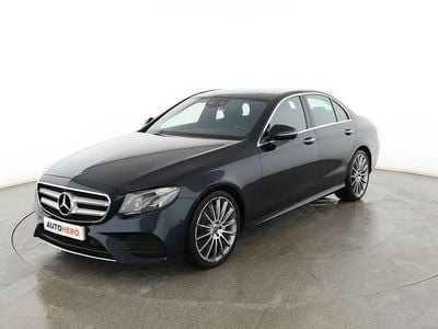 Usado Mercedes E220 AMG line 195 CV (143 kW) 2018 Verde Berlina