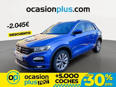 Usado VW T-Roc Advance 150 CV (110 kW) 2021 Azul SUV