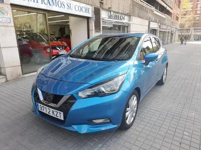 Usado Nissan Micra Acenta 100 CV (73 kW) 2019 Azul Utilitario