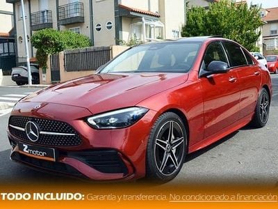 Usado Mercedes C200 AMG 163 CV (119 kW) 2023 Granate Berlina