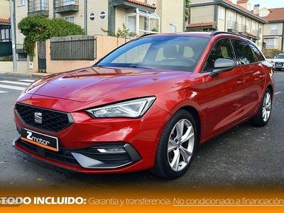 Usado Seat Leon FR 150 CV (110 kW) 2021 Granate Familiar