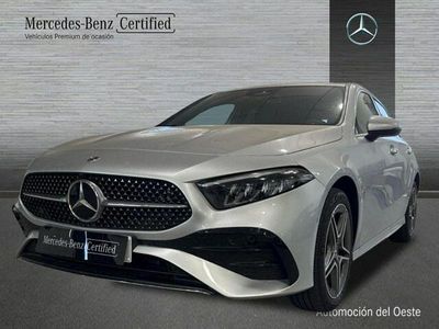 Gris Usado 2023 Mercedes A250 AMG line Berlina | 33.900 € (Precio justo)