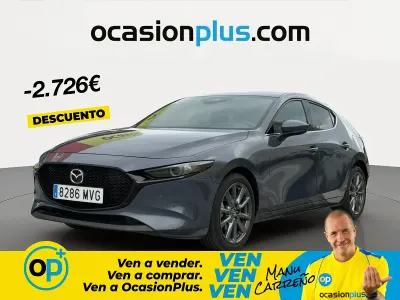 Usado Mazda 3 Exclusive-Line 150 CV (110 kW) 2024 Gris Berlina