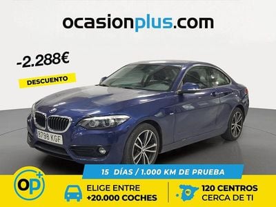 Usado BMW 218 150 CV (110 kW) 2017 Azul Coupe