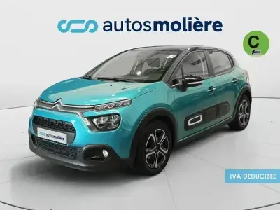 Usado Citroën C3 Feel 83 CV (61 kW) 2022 Azul Utilitario