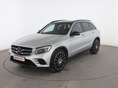 Usado Mercedes GLC220 AMG line 170 CV (125 kW) 2019 Gris SUV