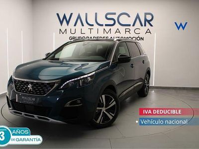 Usado Peugeot 5008 GT-line 130 CV (95 kW) 2019 Verde Monovolumen