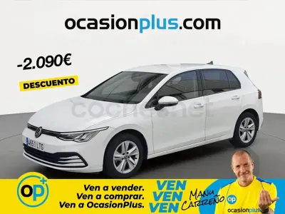 Usado VW Golf VIII Life 115 CV (84 kW) 2021 Blanco Berlina