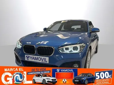 Usado BMW 118 150 CV (110 kW) 2018 Azul Utilitario