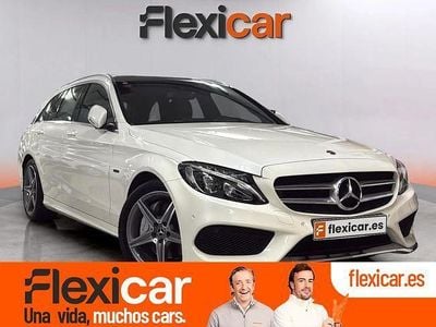 Usado Mercedes C350e 279 CV (205 kW) 2018 Blanco Familiar