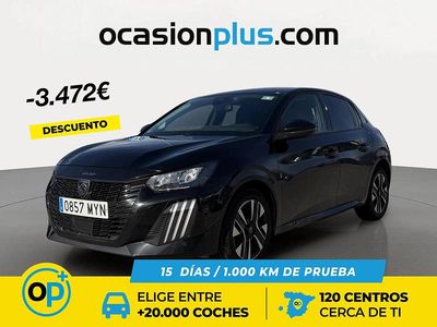 Usado Peugeot 208 Allure 100 CV (73 kW) 2025 Negro Utilitario