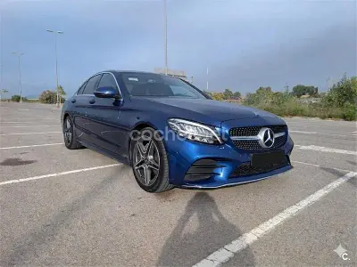 Usado Mercedes C200 160 CV (117 kW) 2020 Azul Berlina