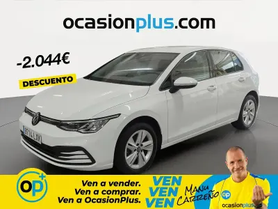 Usado VW Golf VIII Life 115 CV (84 kW) 2022 Blanco Berlina