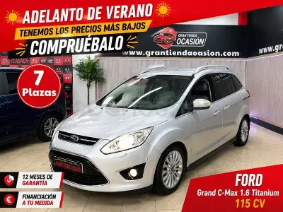 Usado Ford Grand C-Max Titanium 115 CV (84 kW) 2011 Gris / plata Monovolumen