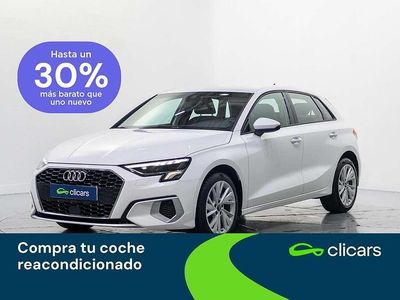Usado Audi A3 Sportback Advanced 110 CV (80 kW) 2021 Blanco Utilitario