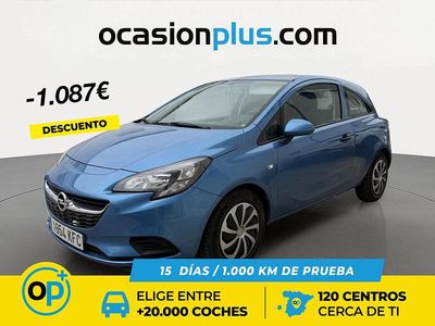 Usado Opel Corsa Expression 75 CV (55 kW) 2017 Azul Utilitario