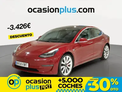 Usado Tesla Model 3 Performance 330 kW (450 CV) 2019 Rojo Berlina
