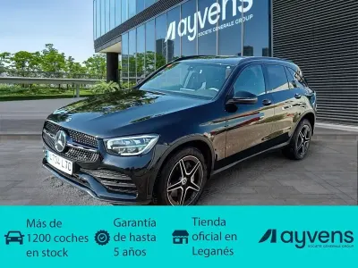 Usado Mercedes GLC220 194 CV (142 kW) 2021 Negro SUV