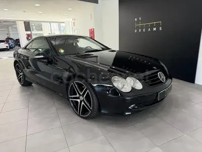 Usado Mercedes SL500 306 CV (225 kW) 2002 Negro Descapotable
