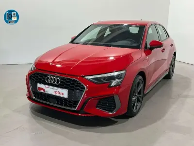 Usado Audi A3 Sportback S-Line 204 CV (150 kW) 2022 Rojo Utilitario