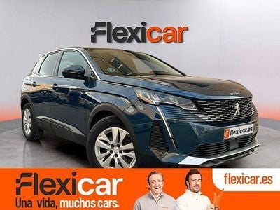 Usado Peugeot 3008 Active 130 CV (95 kW) 2021 Azul SUV