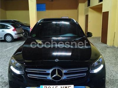 Usado Mercedes GLC220 AMG line 170 CV (125 kW) 2017 Negro SUV