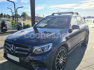 Usado Mercedes GLC250 211 CV (155 kW) 2018 Azul SUV